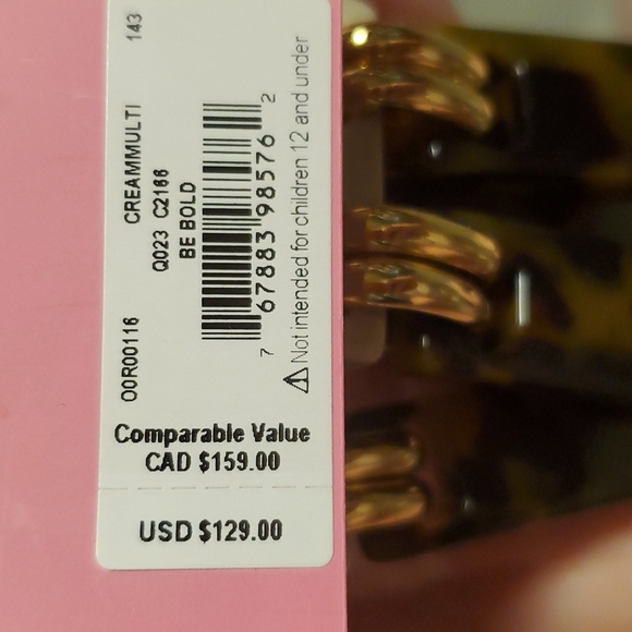 **HP 8/24**NWT Kate Spade BE BOLD Cream Leopard LG Statement Gem Earrings - Picture 4 of 4